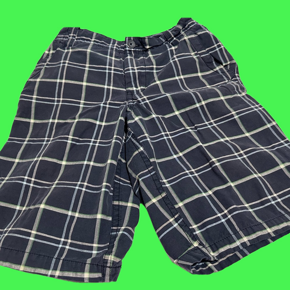 Aeropostale Other - Vintage Aeropostale flat front blue plaid shorts, size 27
